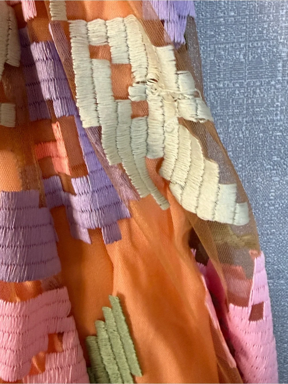 Maeve Pink & Orange Floral Circle Skirt